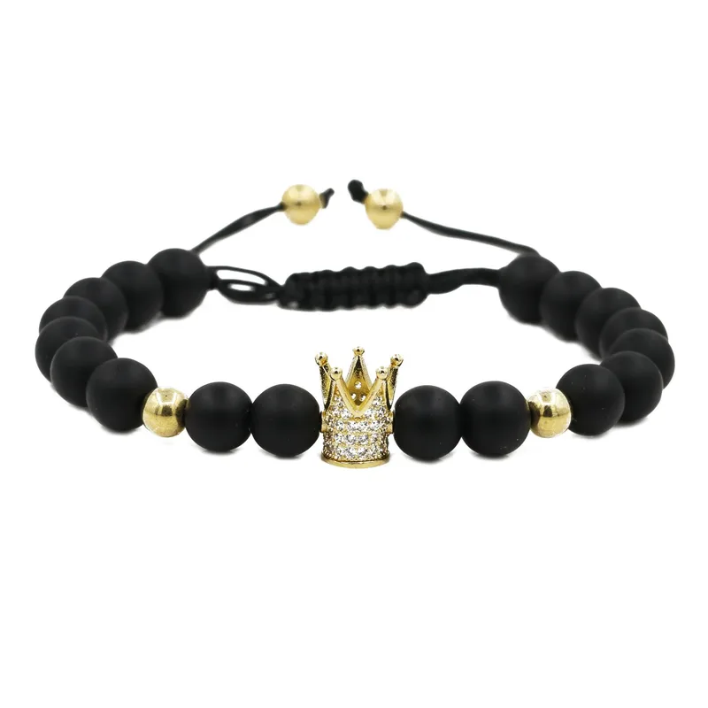 Crown Fashion No Inlaid Copper Bracelets Wholesale