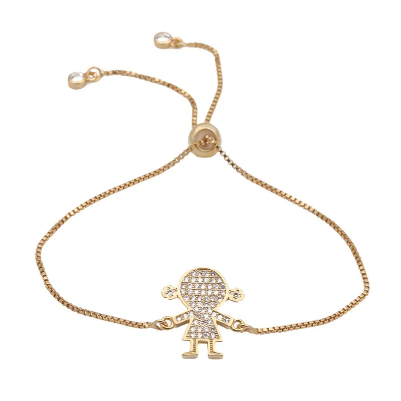 Le Cuivre Poupée Diamant Autre Femmes Bracelets