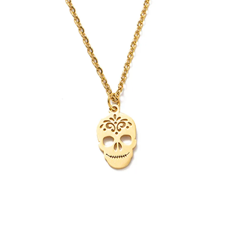 Skull Fashion Stainless Steel Necklace Wholesale