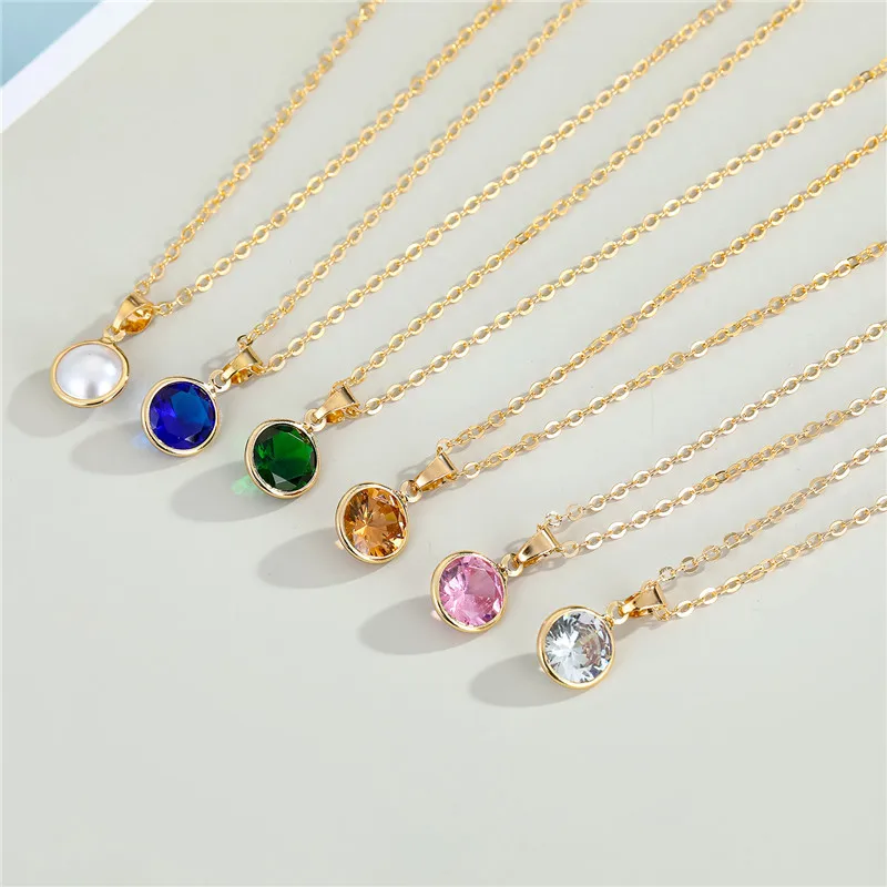 Rond Mode Strass Pendentif De Gros
