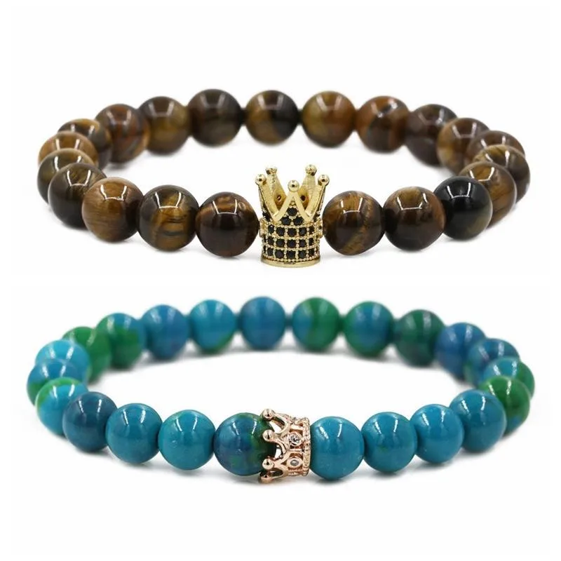 Crown Fashion Copper Bracelets Wholesale