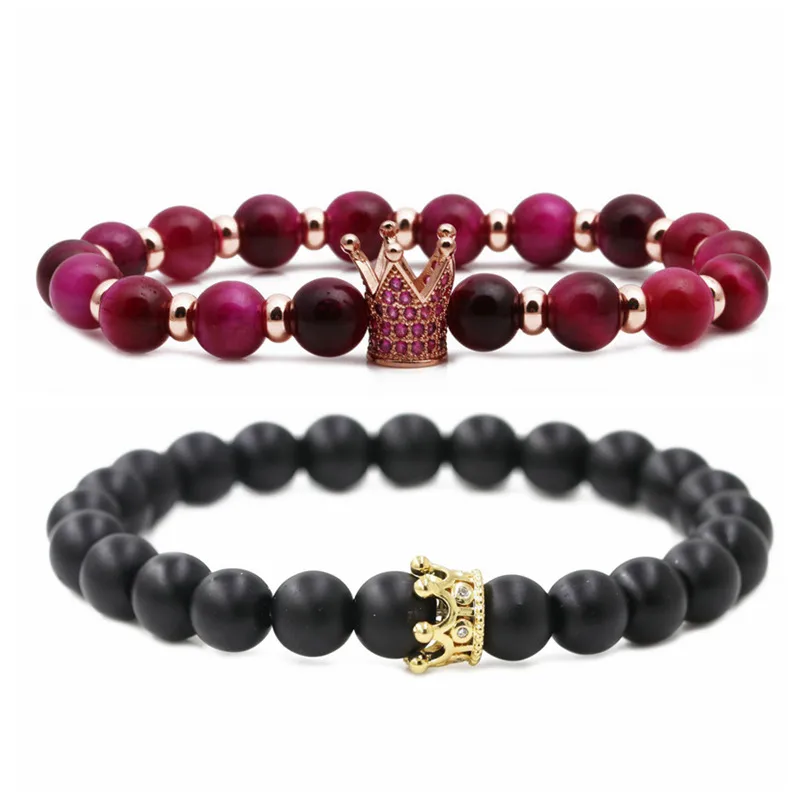 Moda Cobre Corona Unisexo Esposas