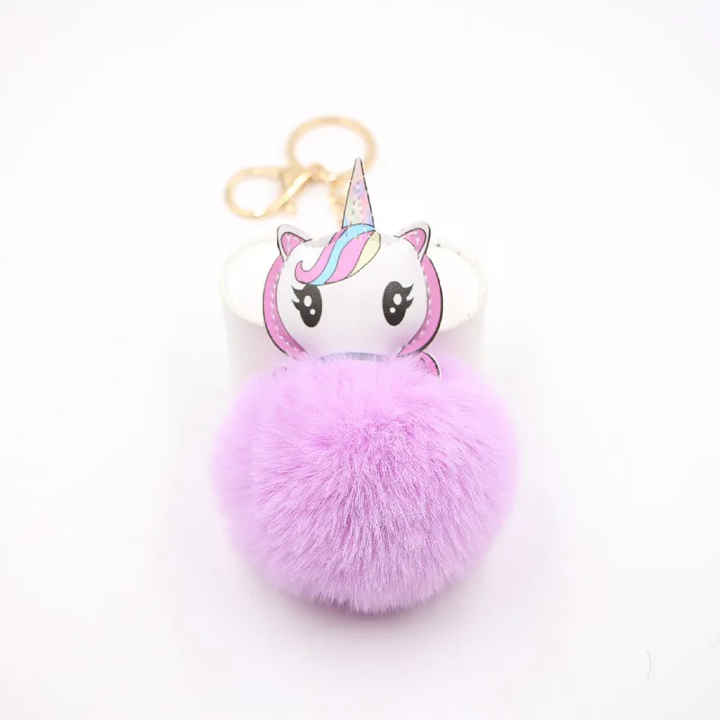Cross-border  Plush Bag Keychain Accessories Small Pendant Pony Head Boutique Small Gift Wallet Pendant