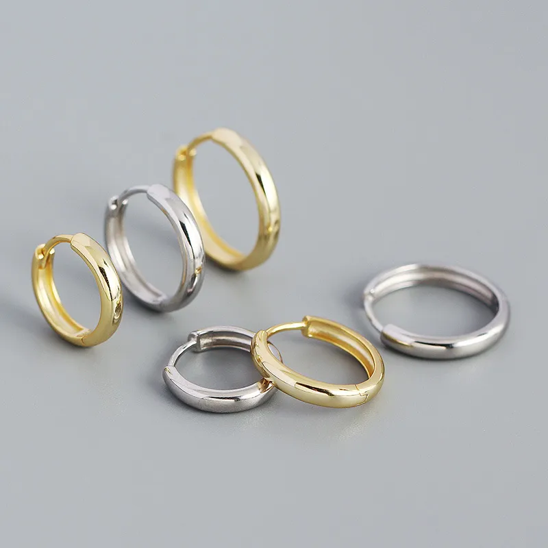 Geometric Fashion 925 Sterling Silver No Inlaid Plating Earrings