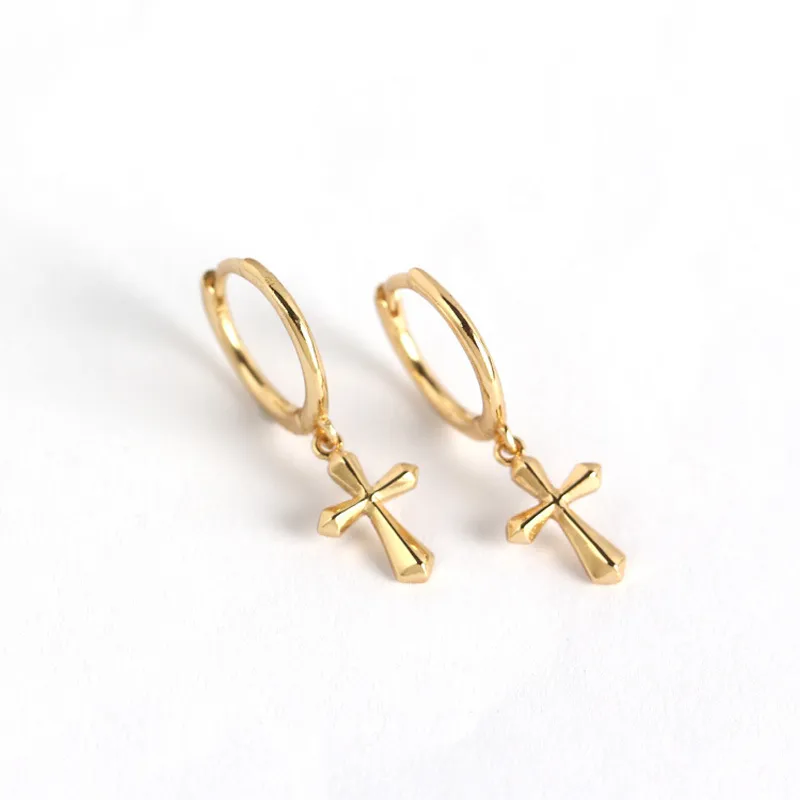 Cross Fashion 925 Sterling Silver No Inlaid Earrings
