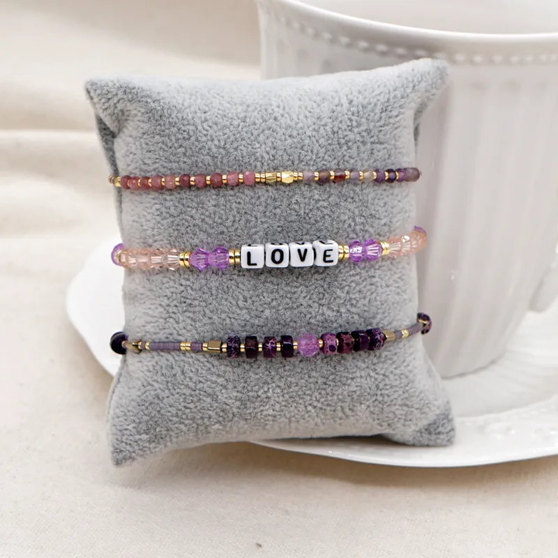 Rhombus Fashion No Inlaid Beaded Bracelets Wholesale
