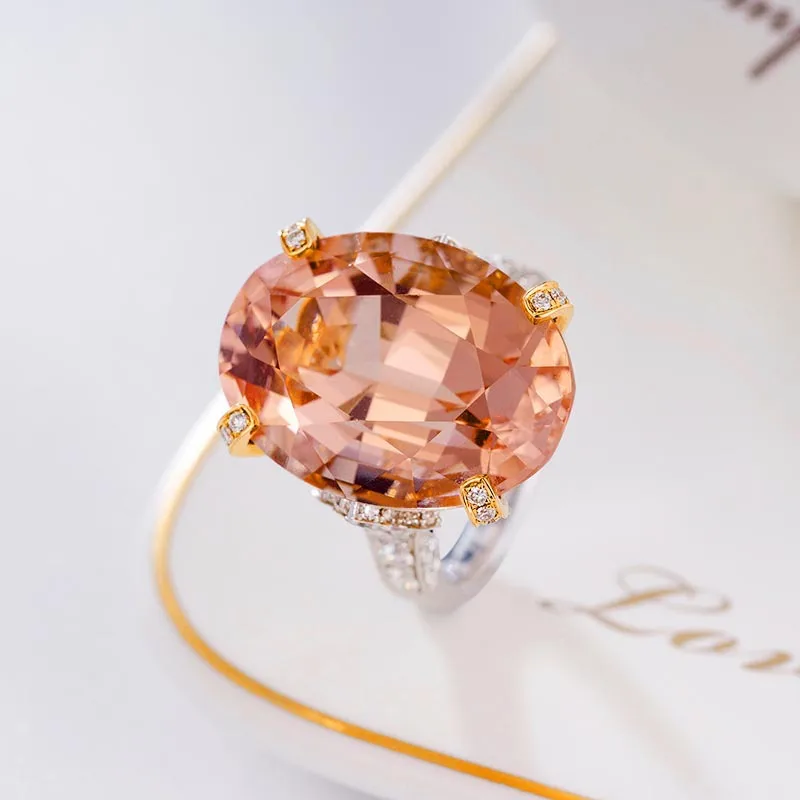 Fashion Copper Geometric Diamond Artificial Gemstones Women'S