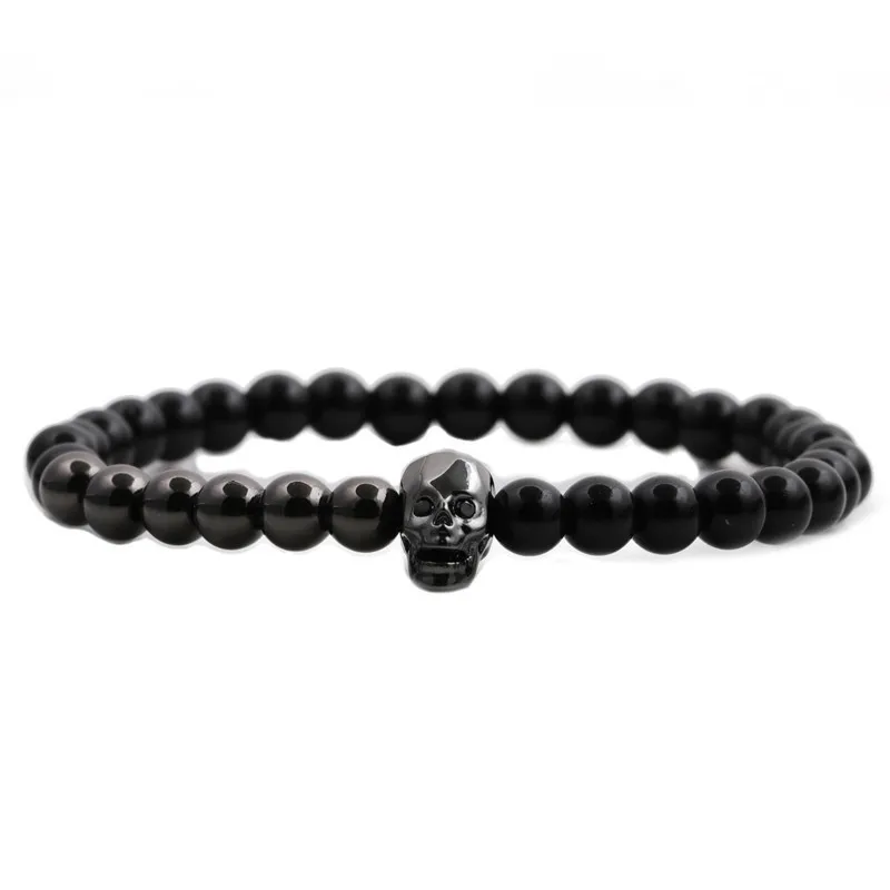 Skull Fashion Copper Bracelets Wholesale