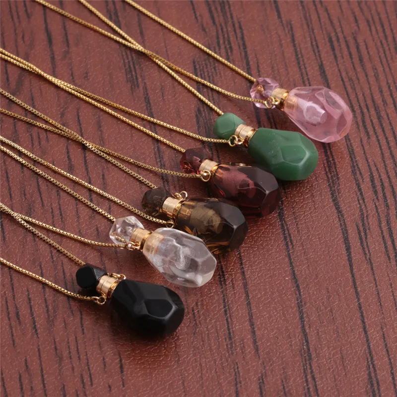 Perfume Bottle Fashion Alloy Necklace Wholesale