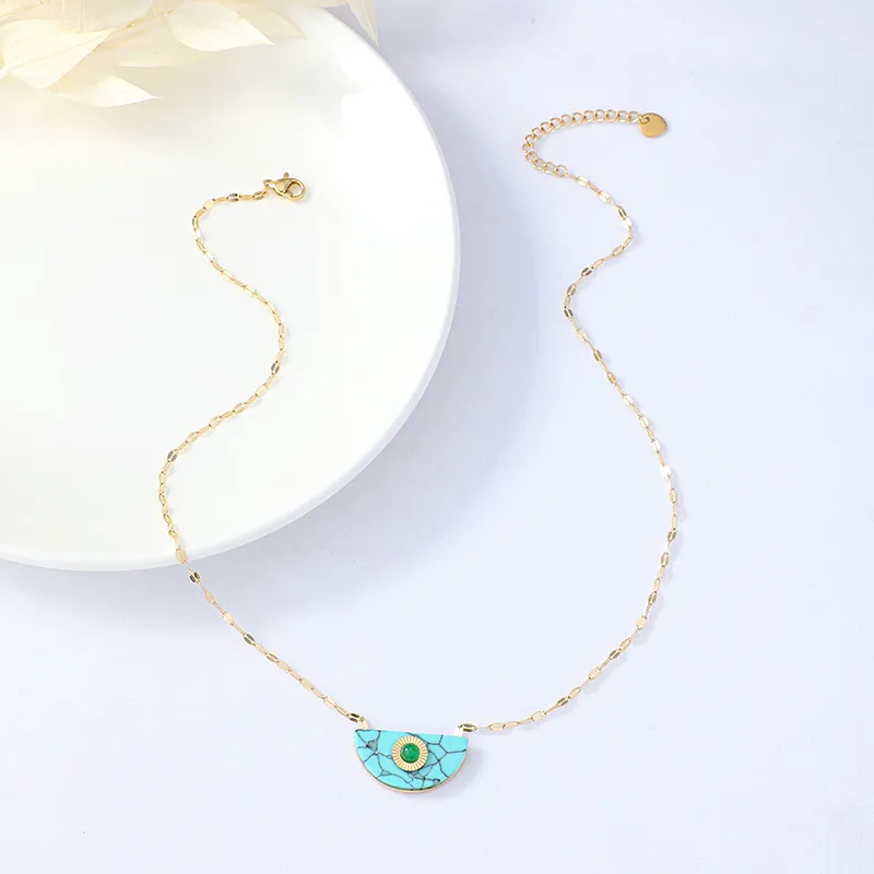 Geometric Fashion Stainless Steel Necklace Wholesale