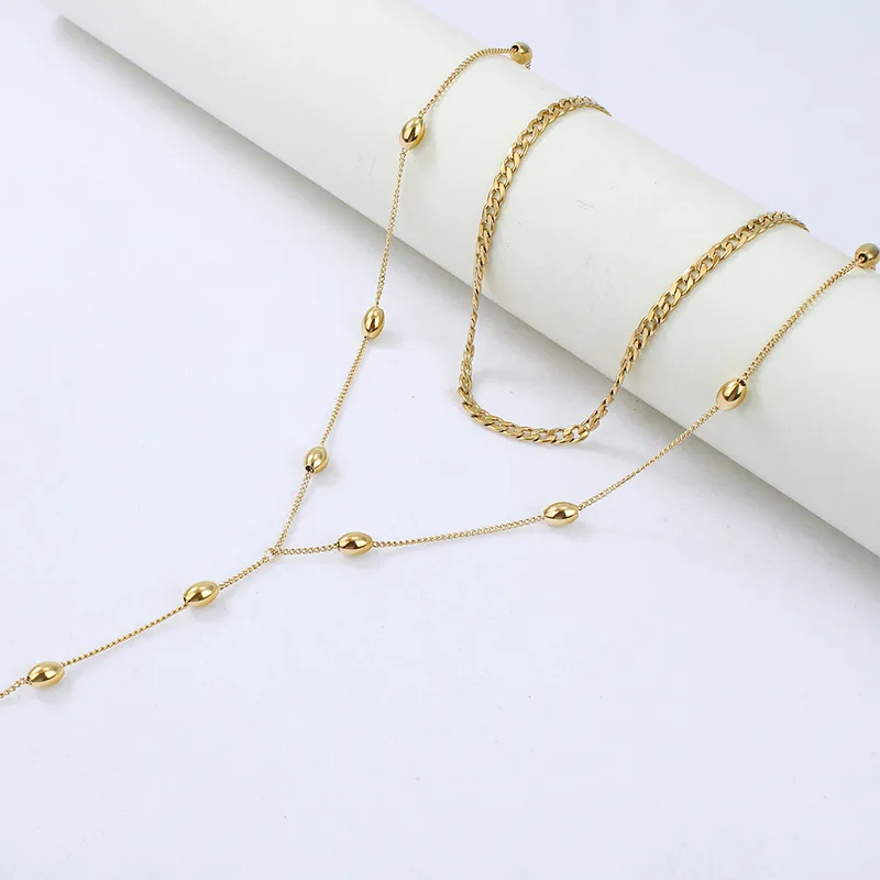Geometric 304 Stainless Steel Necklace Wholesale