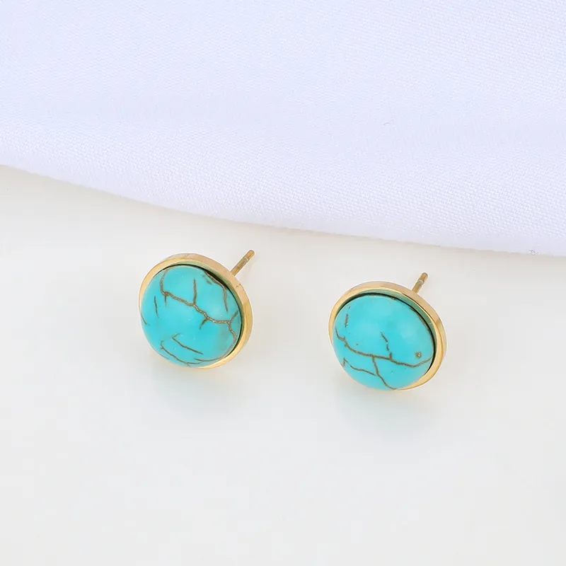 Geométrico Moda Acero Inoxidable 304 Sin Incrustaciones Enchapado Pendientes