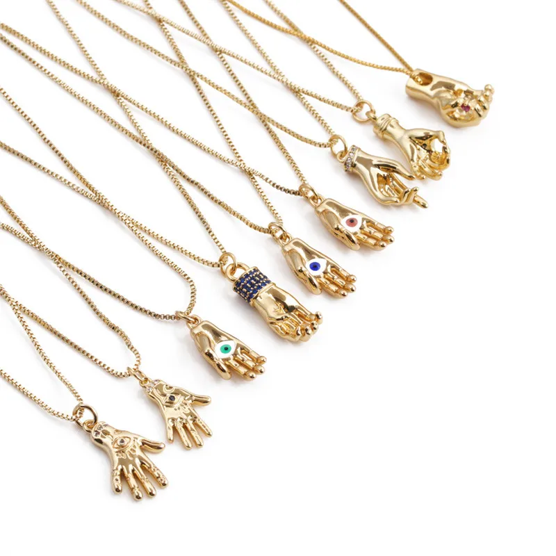 Eye Fashion Copper Necklace Wholesale