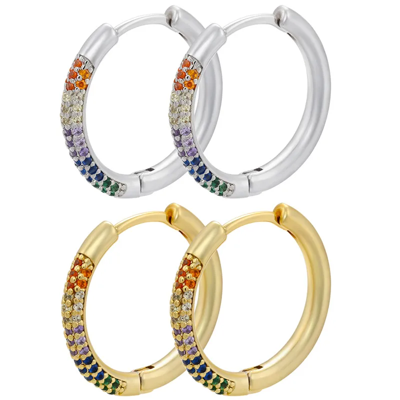 Geometric Copper Plating Earrings
