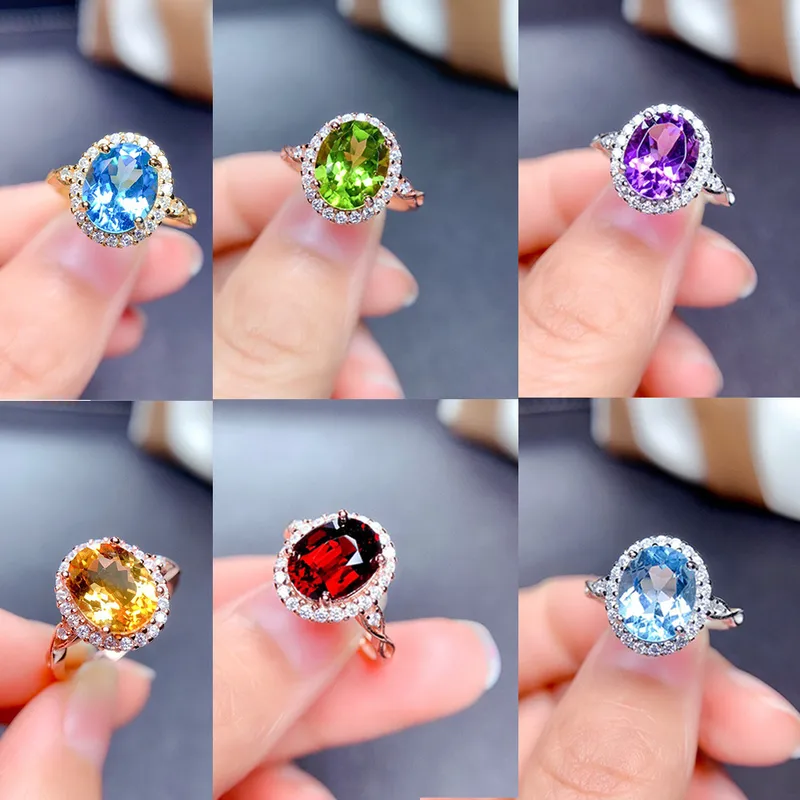 Moda Cobre Geométrico Enchapado Piedras Preciosas Artificiales Mujeres