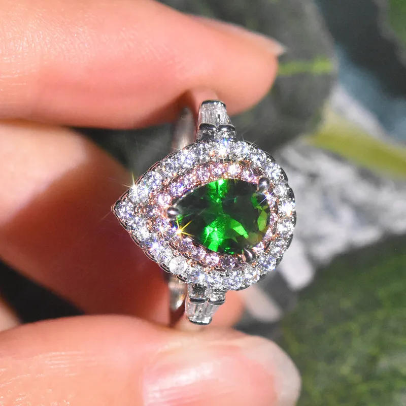 Simple Style Copper Water Droplets Artificial Gemstones Women'S Rings