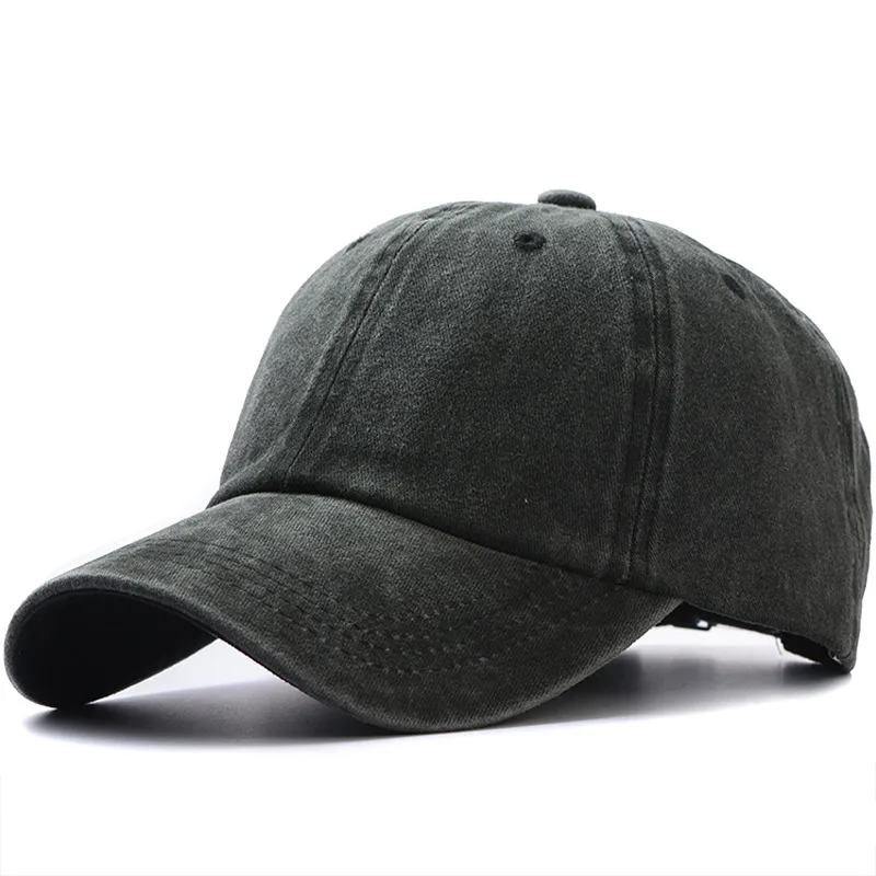 Fashion Washed Cotton Hats Solid Color  Baseball Caps Outdoor Caps Sun Hats