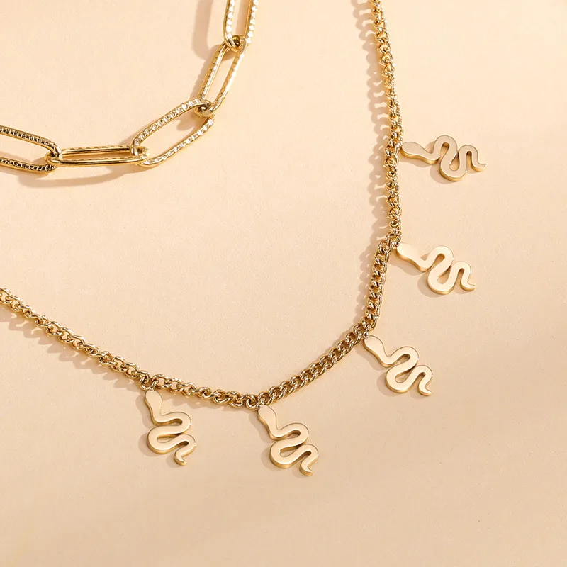 Animal Stainless Steel Titanium Steel Pendant Necklace Wholesale