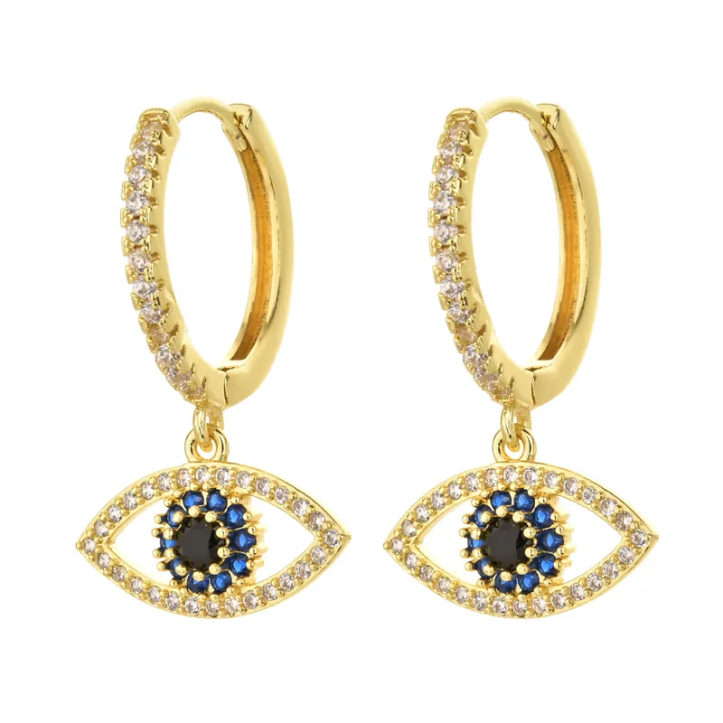 Heart Fashion Copper Zircon Inlaid Zircon Earrings