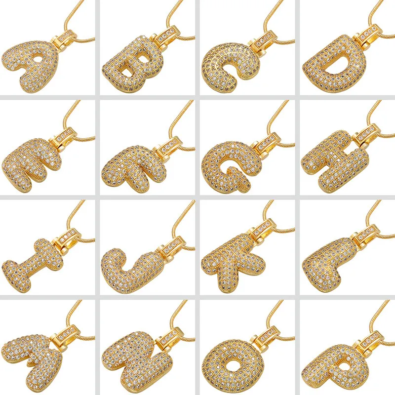 Letter Copper Plating Necklace