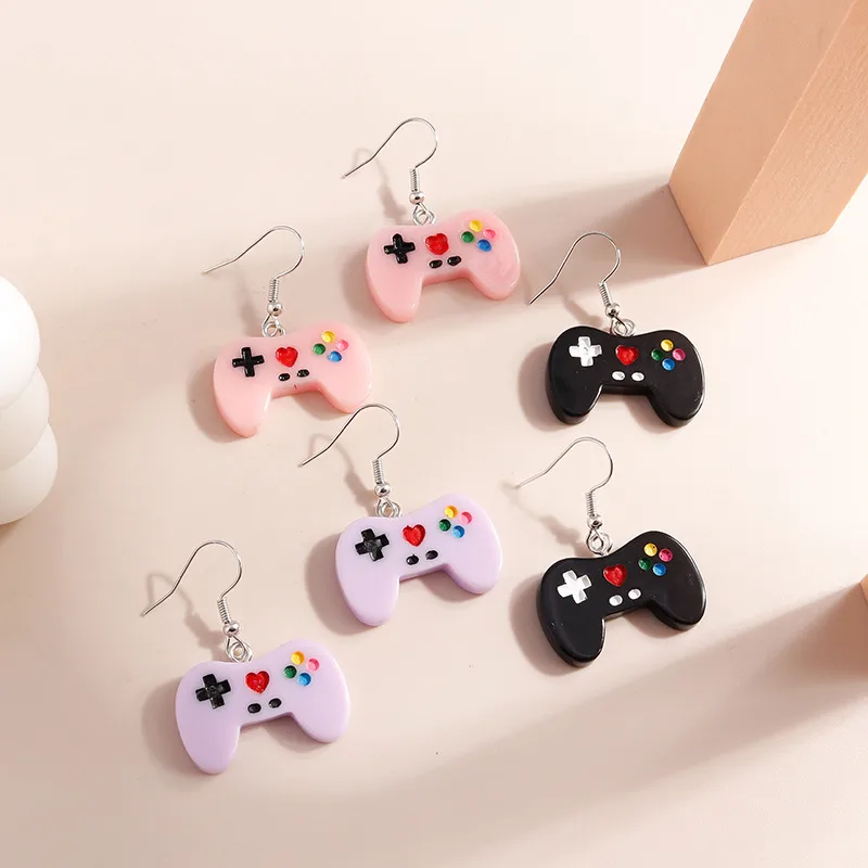 1 Pair Geometric Sweet Plastic Resin Drop Earrings