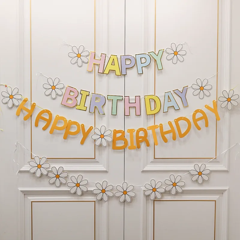Birthday Letter Paper Birthday Decorative Props 1 Piece