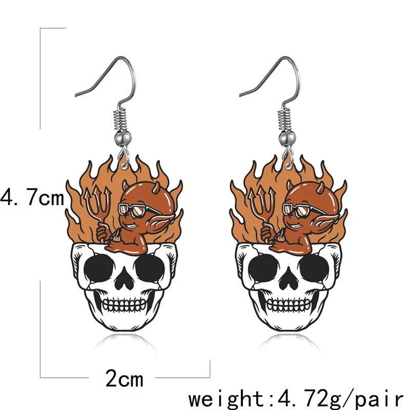 Personnage De Dessin Animé Style De Bande Dessinée Alliage Plastique Pas D'Incrustation Des Boucles D'Oreilles