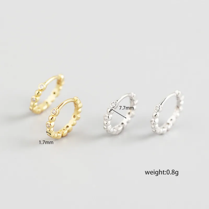 Geometric Fashion Gem Plating Earrings