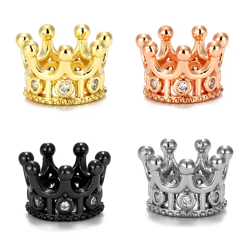 1 Piece 11 * 7mm Copper Beads Crown