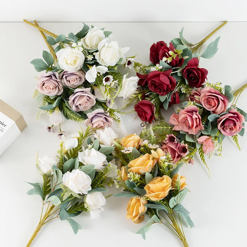 Plantas De Imitación Estilo Simple Estilo Clásico Flor Flor De Seda Hogar Y Cocina