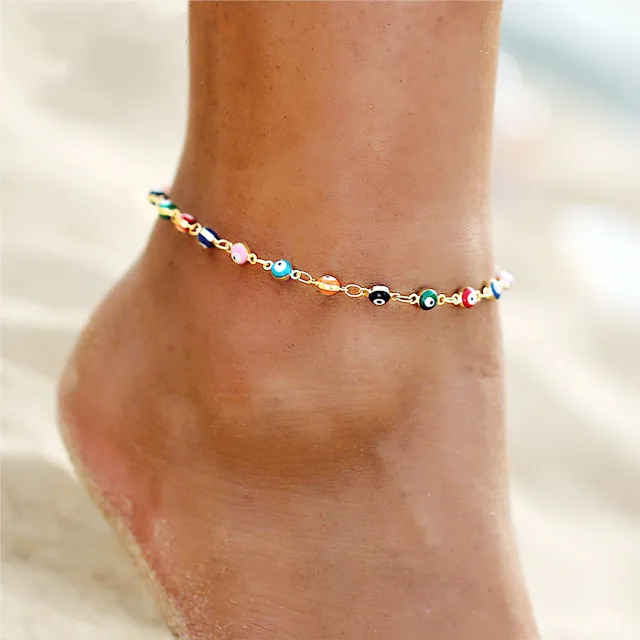 Beaded Vintage Style Geometric No Inlaid Anklet
