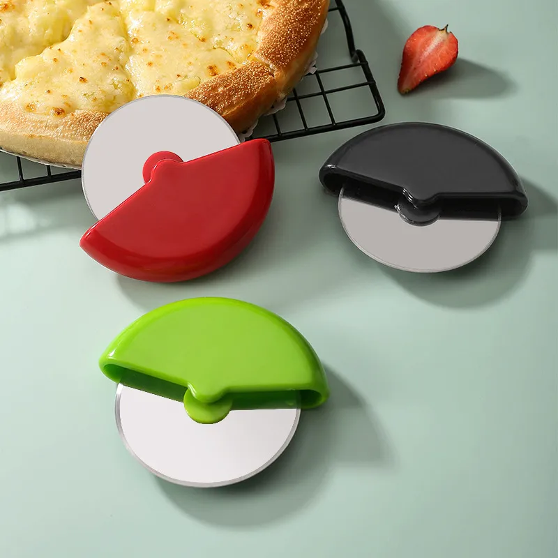 Stainless Steel Pizza Cutter Round Roller Cutter Baking Tools Kitchen Modern Minimalist