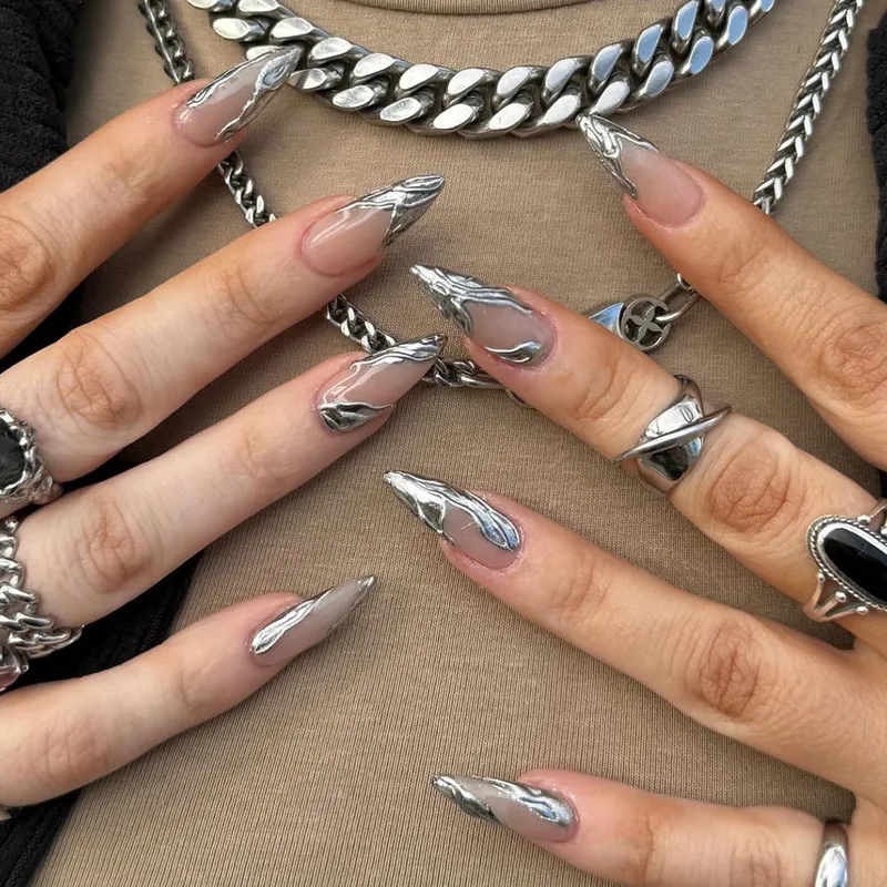 Gradient Color French Style