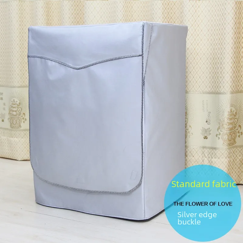 Wholesale New Balcony Silver Coated Washing Machine Cover Standard Oxford Cloth Drum Washing Machine Dust Cover