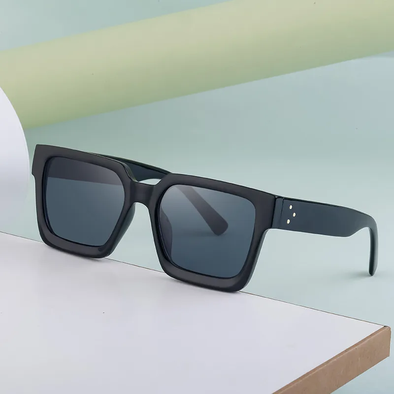 Cuadrado Estilo Simple Ropa De Calle Geométrico Ordenador Personal Fotograma Completo Gafas De Sol Mujer