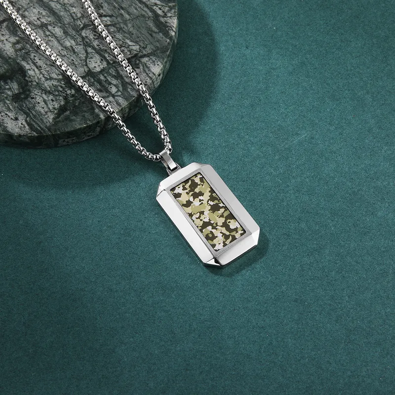 Geometric Vintage Style 304 Stainless Steel Pendant Necklace Wholesale