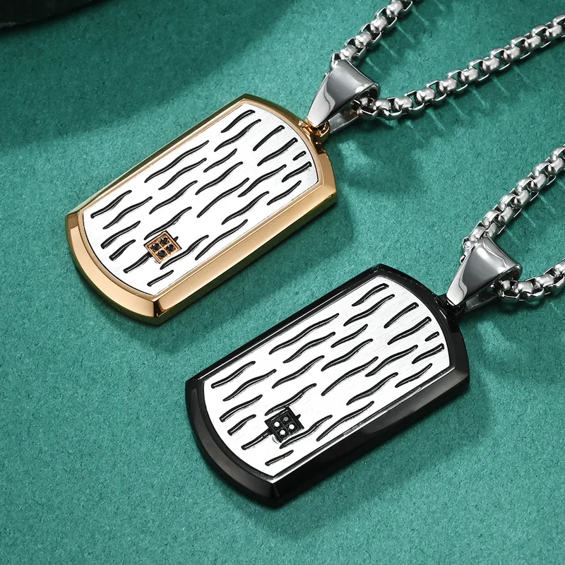 Géométrique Style Vintage Acier Inoxydable 304 Pendentif De Gros