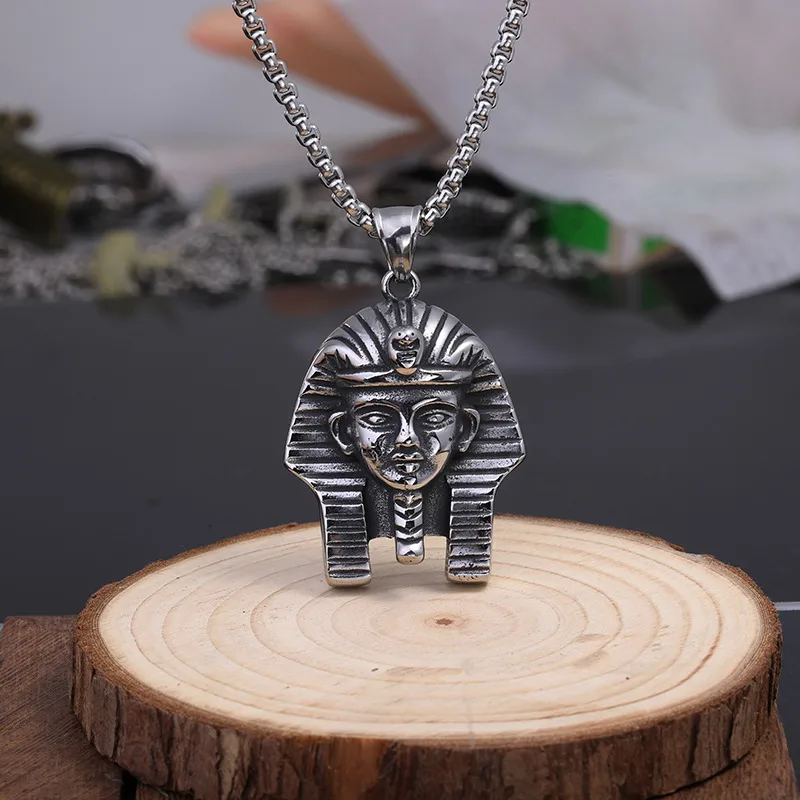 Fitness Gothic Hip-Hop 304 Stainless Steel Solid Color Men's Charms Necklace
