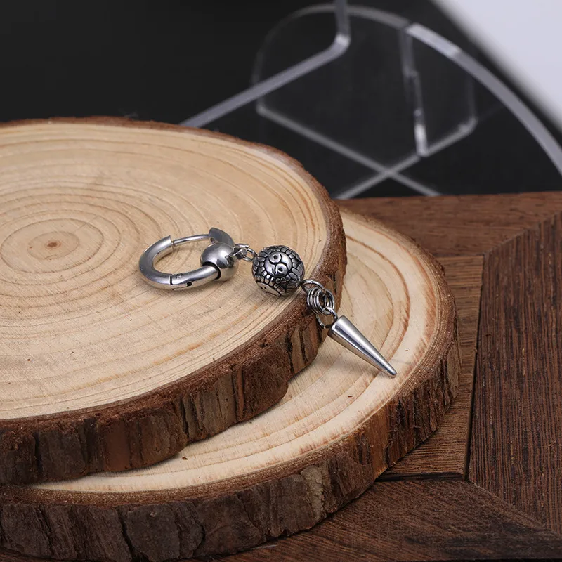 1 Piece Solid Color Retro Modern Style 304 Stainless Steel Pig Plating Drop Earrings