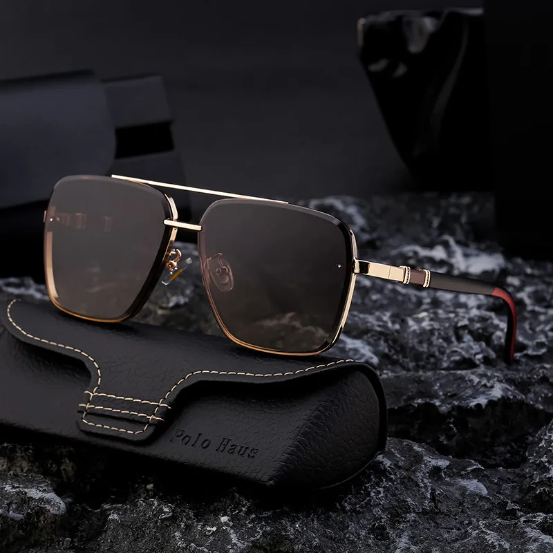 Square Solid Color Pc Full Frame Men's Sunglasses