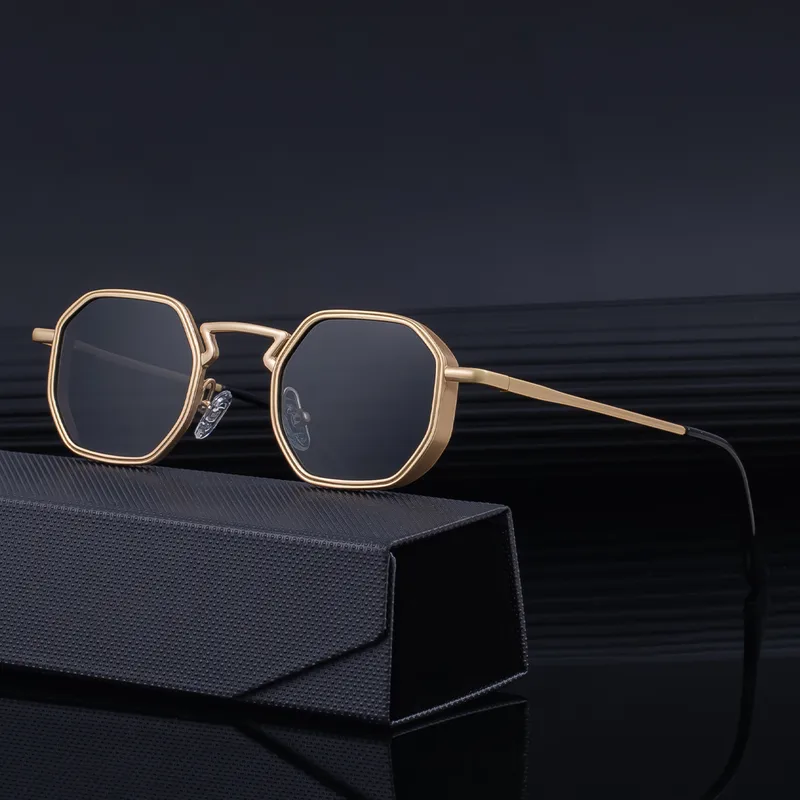Square Hip-Hop Vacation Pc Gradient Tinted Lenses Full Frame Men's Sunglasses