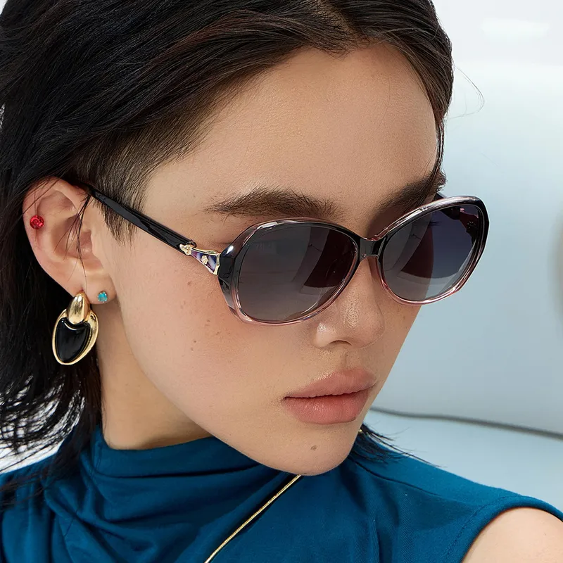 Cuadrado Vacaciones Estilo Clásico Tac Lentes Tintados Con Degradado Fotograma Completo Gafas De Sol Mujer