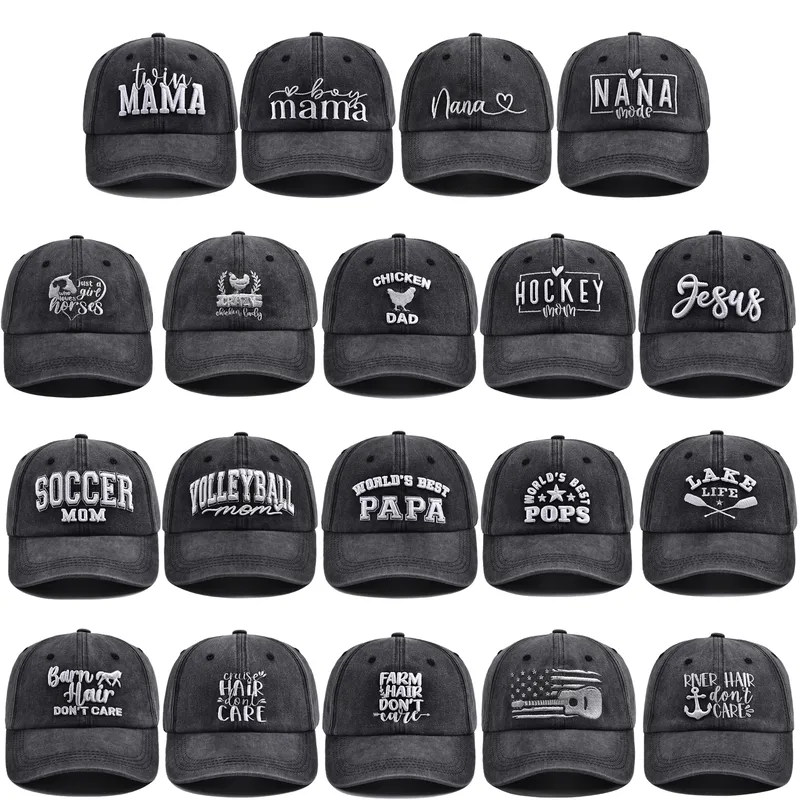Unisex Letter Curved Eaves Embroidery Embroidery Vintage Style Simple Style Baseball Cap