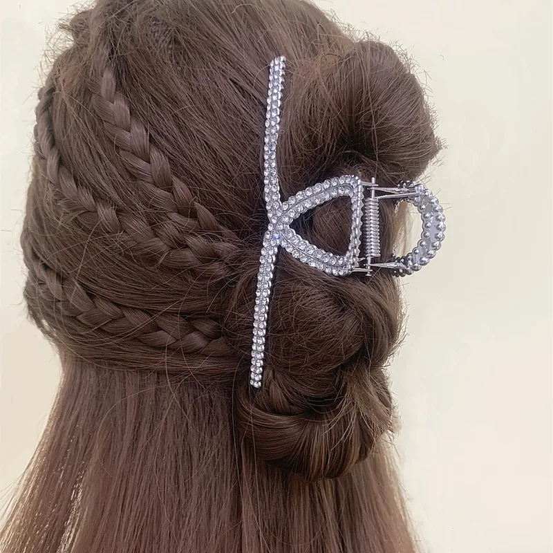 Femmes Couleur Unie Élégant Alliage Griffes De Cheveux