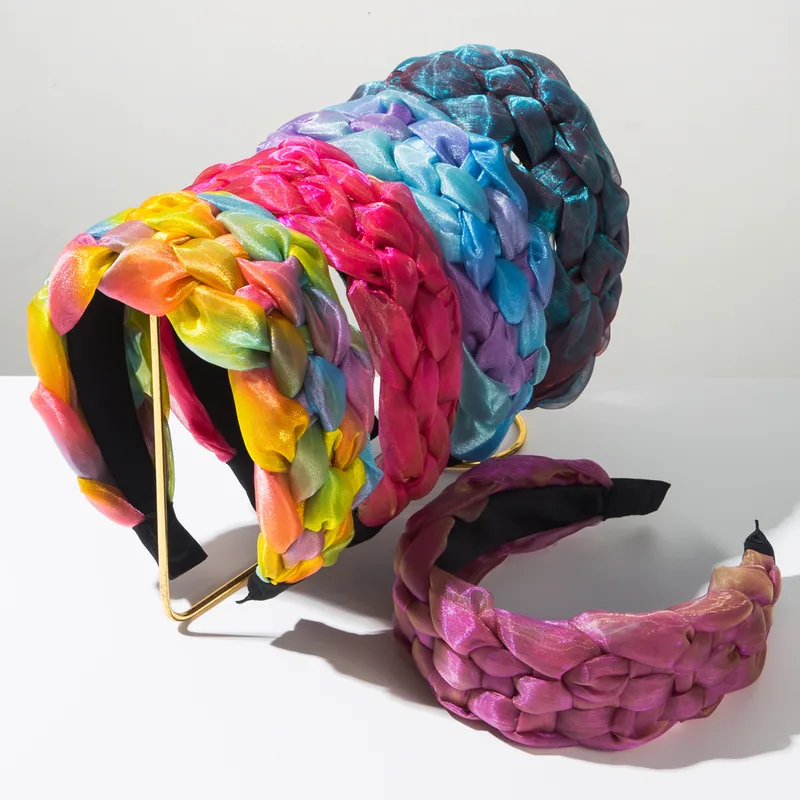 Women's Color Block Modern Style Artistic Cloth Hair Band