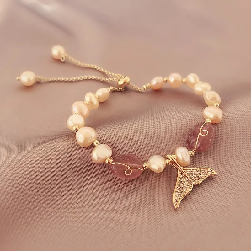 Cola De Pez Dulce Viajar Diariamente Aleación Pulsera Venta Al Por Mayor