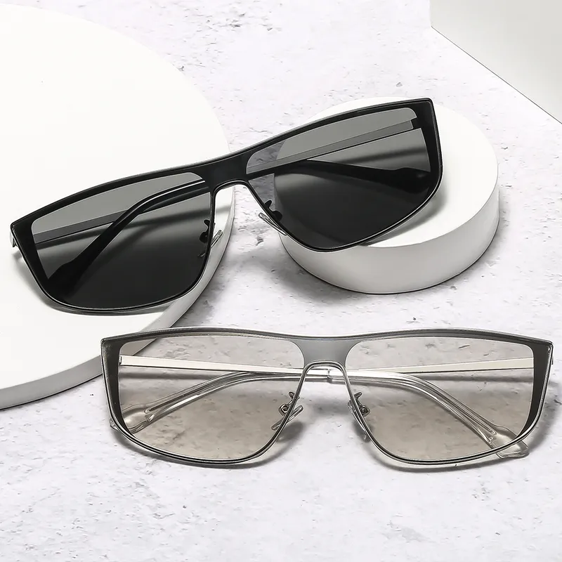 Square Personality Street Geometric Ac Full Frame Women's Sunglasses