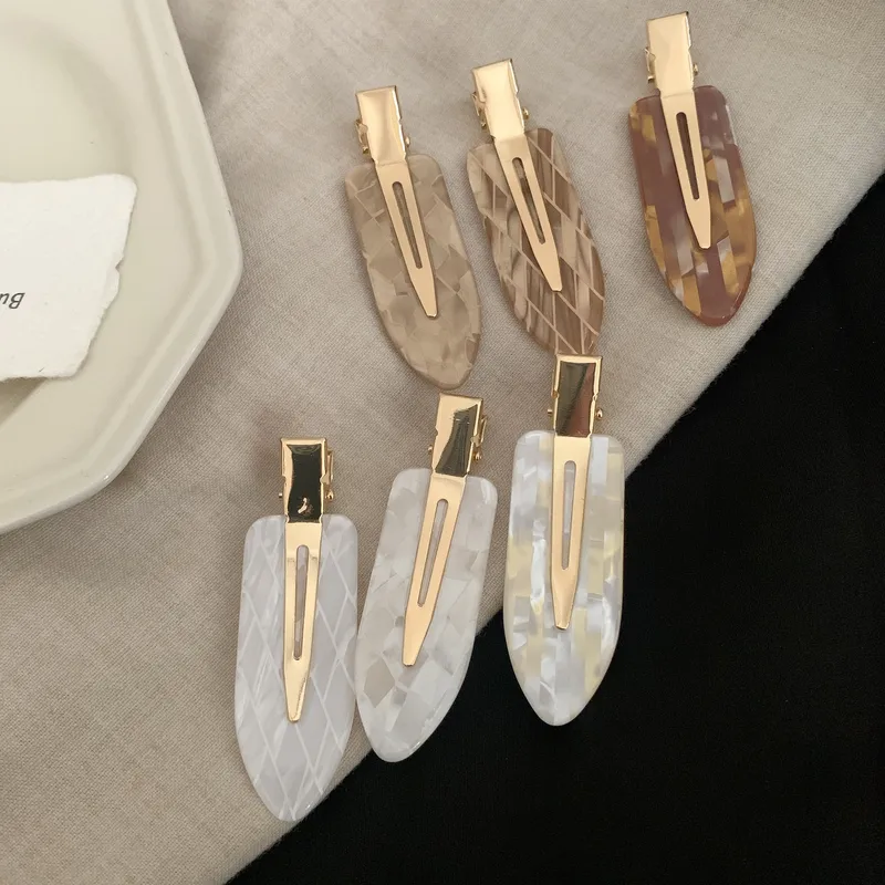 Women's Geometric IG Style Sweet Acetic Acid Sheets Hair Clip