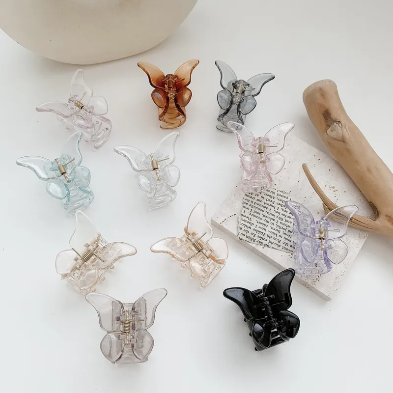 Mujeres Mariposa Elegante Dulce El Plastico Garras De Pelo