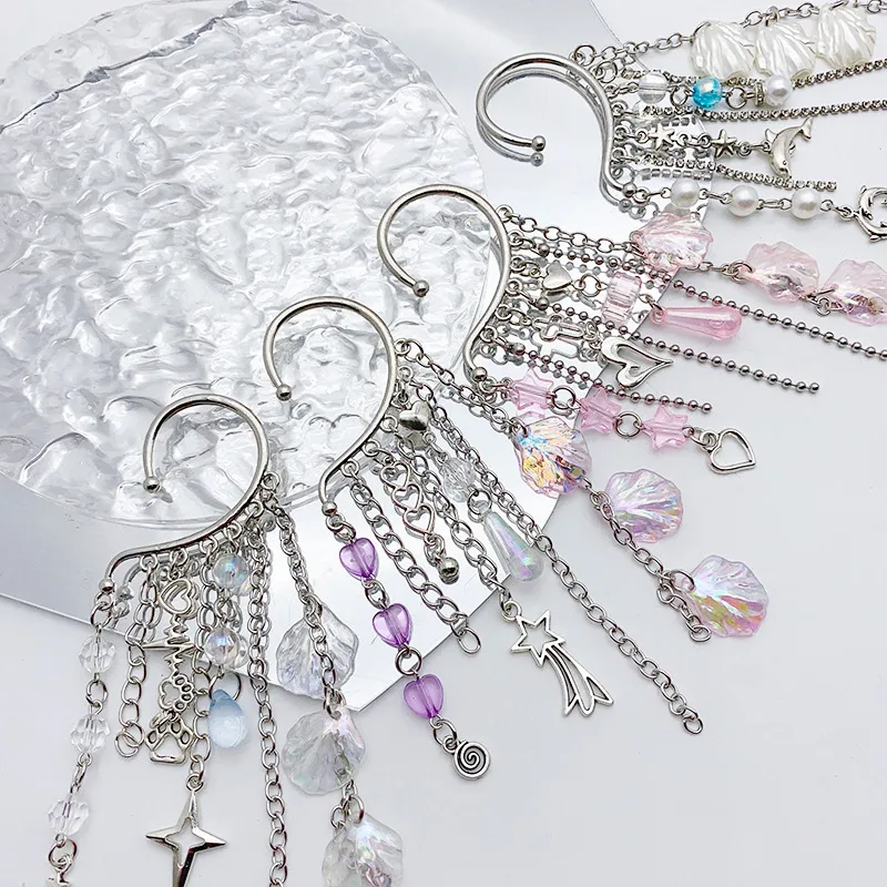 Women's Shell IG Style Alloy Charm Hair Clips